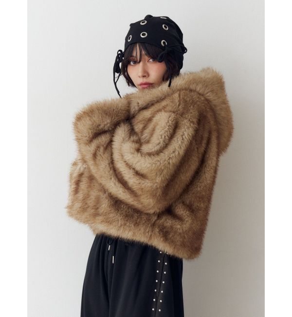 jouetie「ハトメリボンビーニー」|ニット帽|