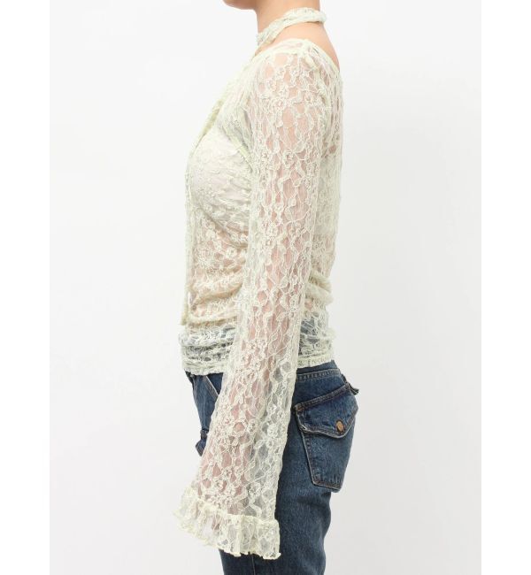 jouetie「カットアウトレーストップス」|Tシャツ・カットソー|