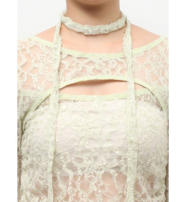 jouetie「カットアウトレーストップス」|Tシャツ・カットソー|