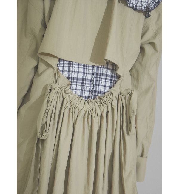 merry jenny「ギャザーウインドウトレンチコート」|トレンチコート|