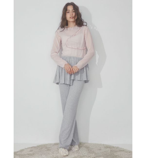 merry jenny「チュールサテンフラットシューズ」|その他|