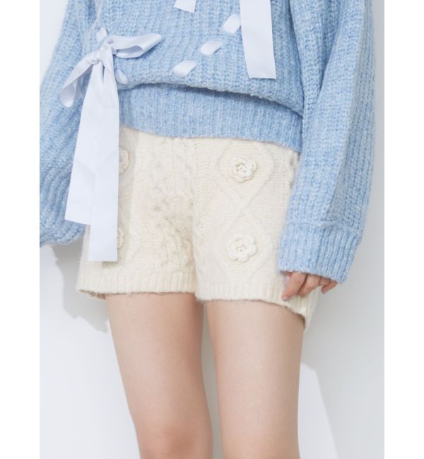 merry jenny「flowerニットショートパンツ」|その他|