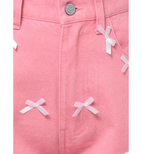 merry jenny「petit ribbonデニムパンツ」|デニム|