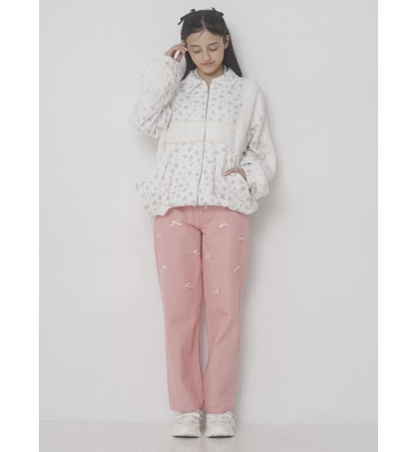 merry jenny「petit ribbonデニムパンツ」|デニム|