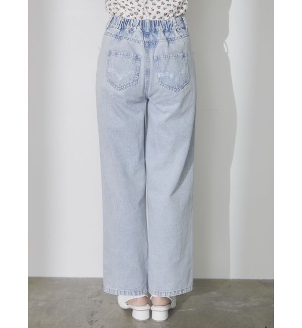 merry jenny「petit ribbonデニムパンツ」|デニム|