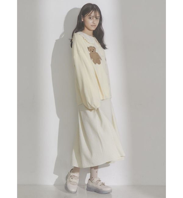 merry jenny「Bear&times;Bearニットカーディガン」|カーディガン|