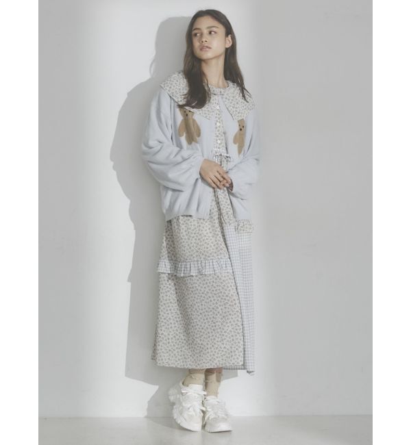 merry jenny「Bear&times;Bearニットカーディガン」|カーディガン|