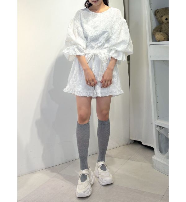 merry jenny「fluffy flower ミニオールインワン」|オールインワン|