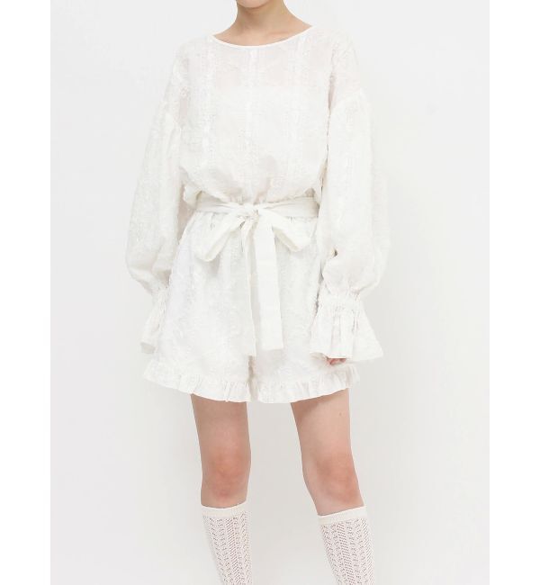 merry jenny「fluffy flower ミニオールインワン」|オールインワン|