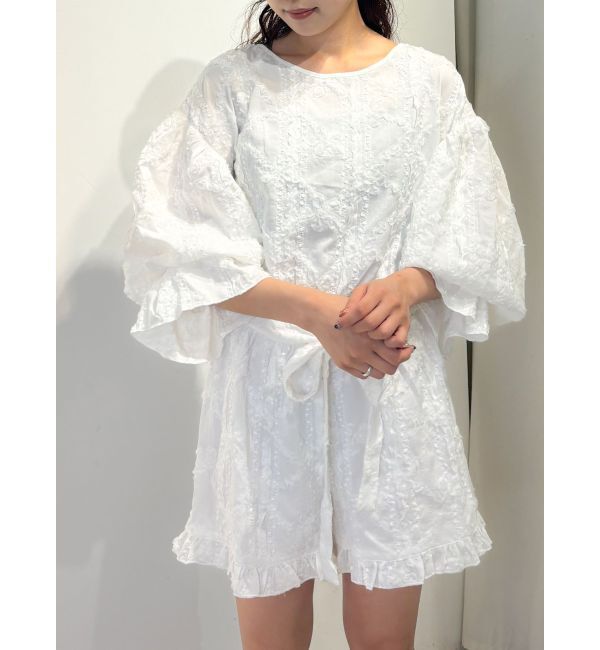 merry jenny「fluffy flower ミニオールインワン」|オールインワン|