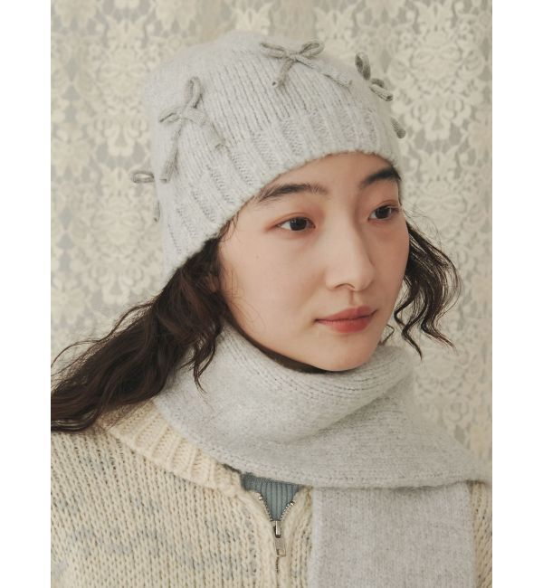 merry jenny「ribbonビーニー」|ニット帽|