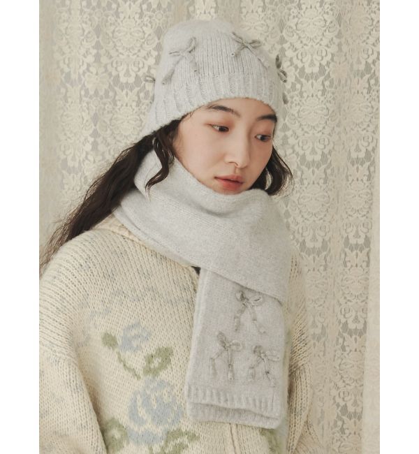 merry jenny「ribbonビーニー」|ニット帽|