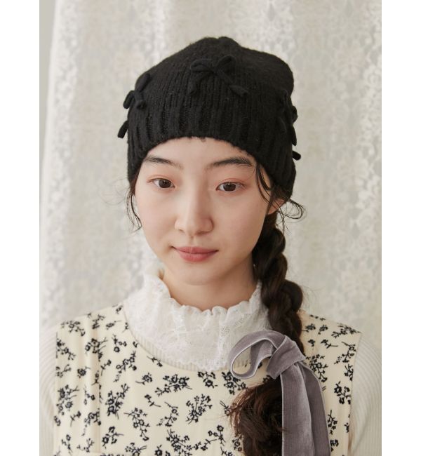 merry jenny「ribbonビーニー」|ニット帽|