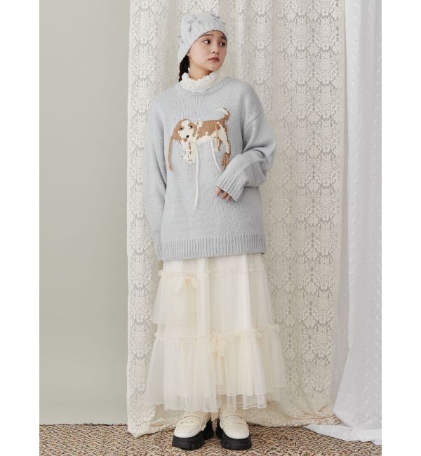 merry jenny「ribbonビーニー」|ニット帽|