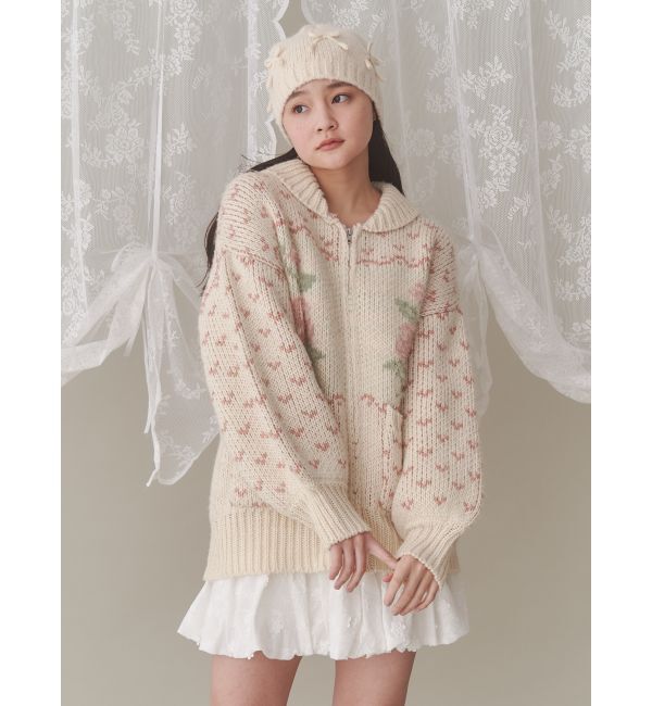 merry jenny「ribbonビーニー」|ニット帽|