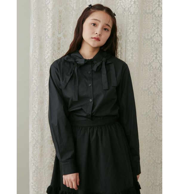 merry jenny「リボンリボンシャツ」|シャツ・ブラウス|