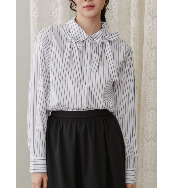 merry jenny「リボンリボンシャツ」|シャツ・ブラウス|