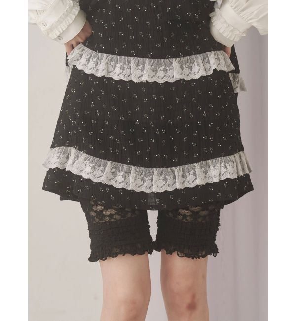 merry jenny「レースバイカーレギンス」|レギンス・スパッツ|