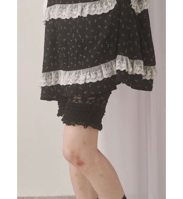 merry jenny「レースバイカーレギンス」|レギンス・スパッツ|