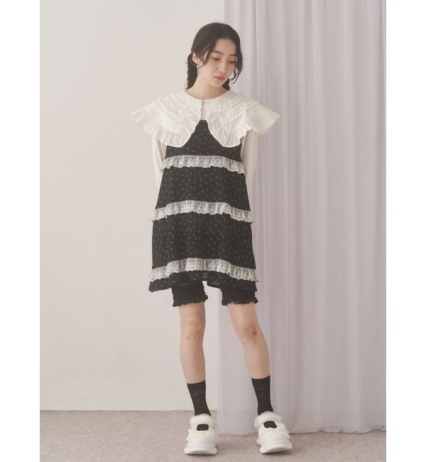 merry jenny「レースバイカーレギンス」|レギンス・スパッツ|