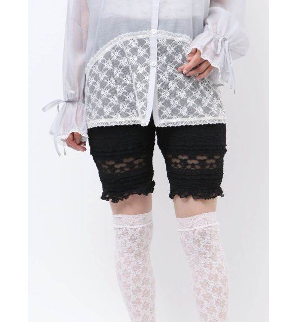 merry jenny「レースバイカーレギンス」|レギンス・スパッツ|