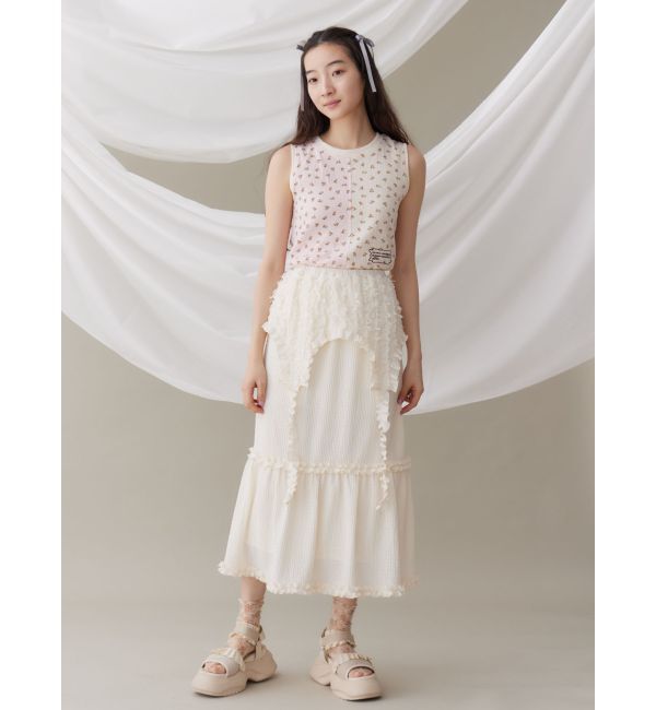 merry jenny「ガーターフリルスカート」|スカート|