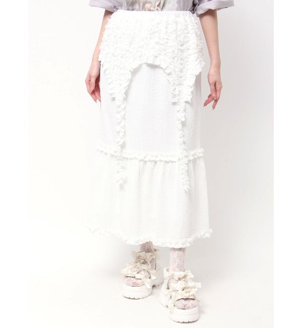 merry jenny「ガーターフリルスカート」|スカート|