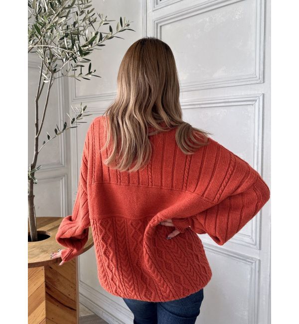 GYDA「BODACIOUS ケーブルニットトップス」|ニット・セーター|