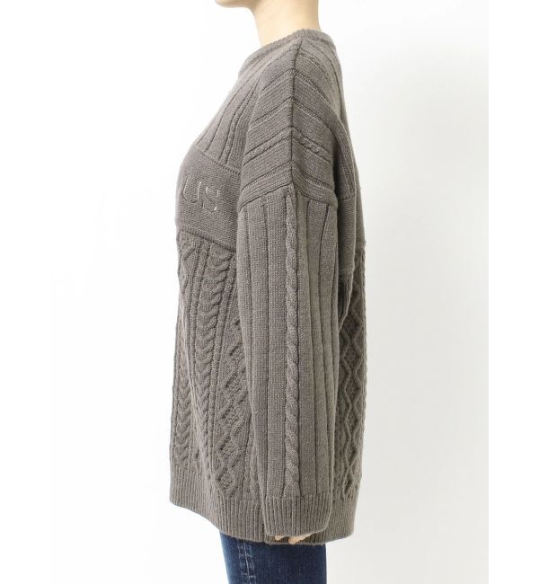 GYDA「BODACIOUS ケーブルニットトップス」|ニット・セーター|