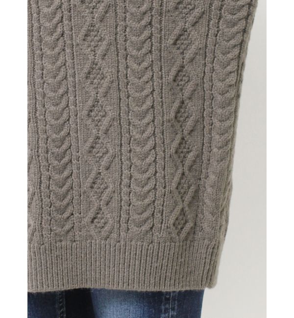 GYDA「BODACIOUS ケーブルニットトップス」|ニット・セーター|