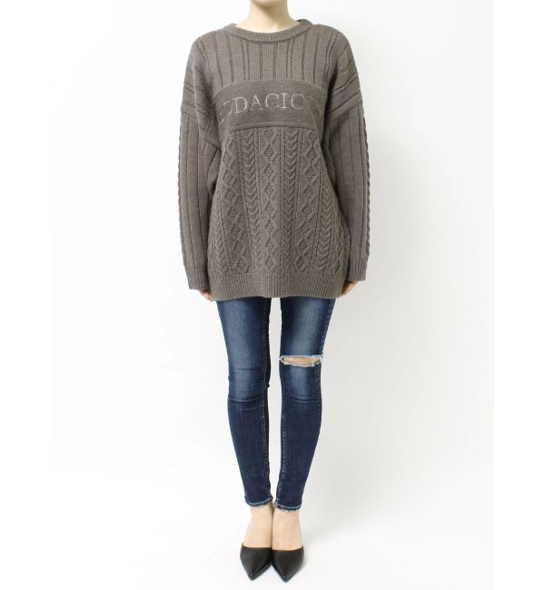 GYDA「BODACIOUS ケーブルニットトップス」|ニット・セーター|