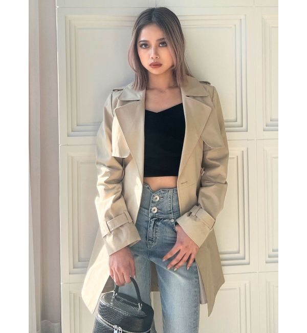 GYDA「フレアミディトレンチコート」|その他|