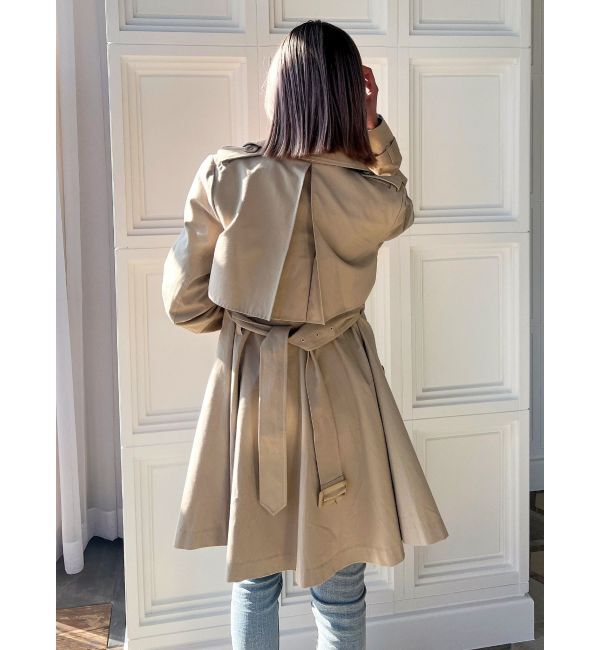 GYDA「フレアミディトレンチコート」|その他|