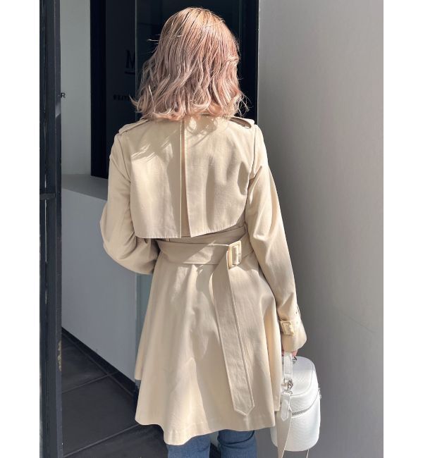 GYDA「フレアミディトレンチコート」|その他|