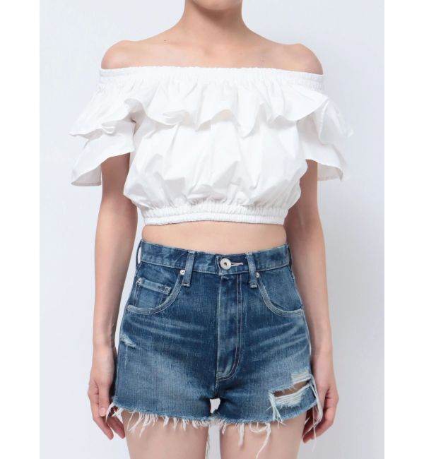 GYDA「フリルオフショルブラウス」|シャツ・ブラウス|