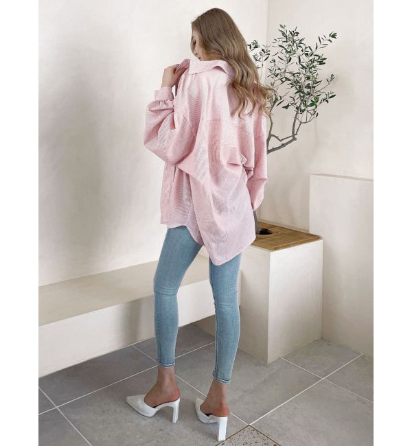 GYDA「ストライプオーバーシャツ」|シャツ・ブラウス|