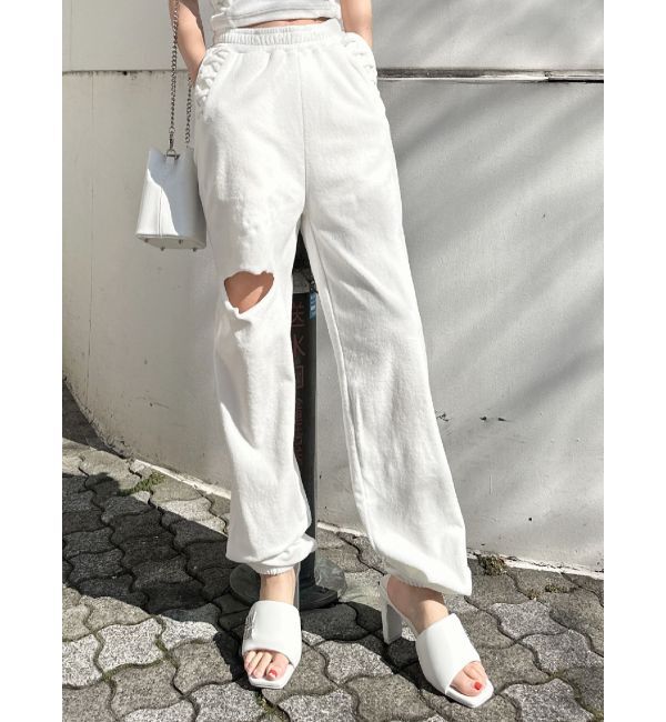 GYDA「Square gydaパイルパンツ【SETUP着用可】」|その他|オフホワイト