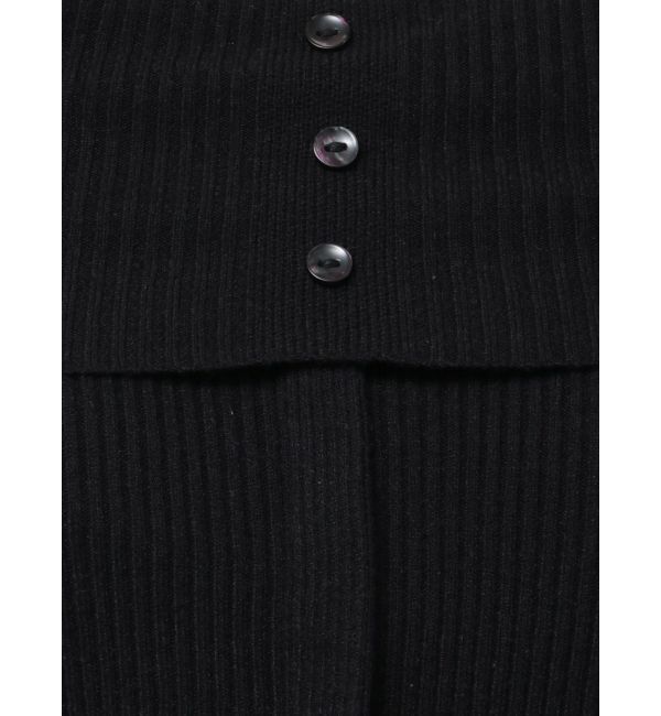 GYDA「HEMスリットオフショルニットトップス」|ニット・セーター|