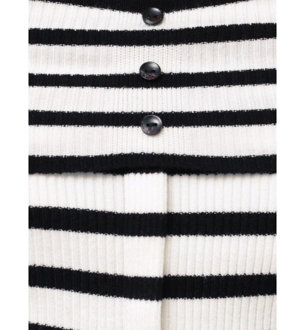 GYDA「HEMスリットオフショルニットトップス」|ニット・セーター|