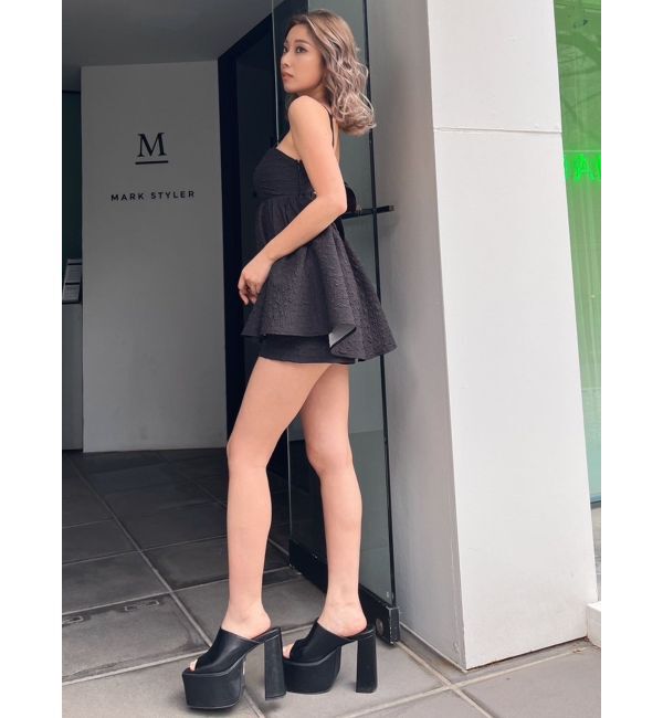 GYDA「【SETUP着用可】ジャカードBACKリボンチュニック」|シャツ・ブラウス|