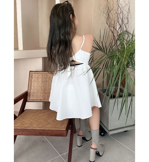 GYDA「【SETUP着用可】ジャカードBACKリボンチュニック」|シャツ・ブラウス|