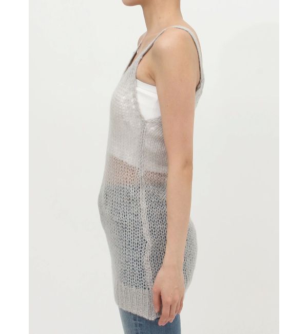 GYDA「SheerモヘアKTキャミチュニックTOPS」|ニット・セーター|