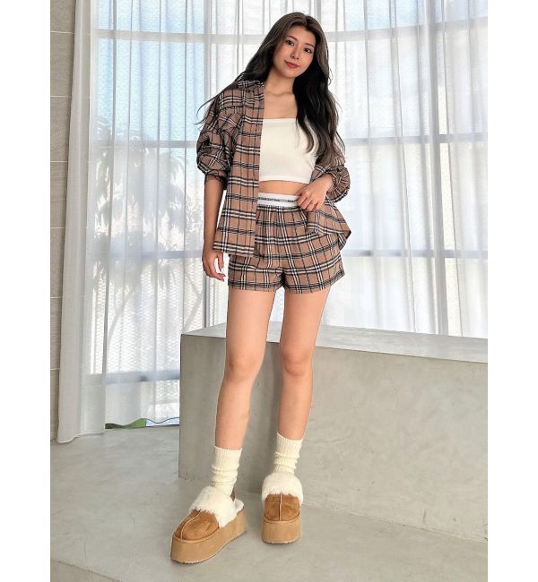 GYDA「ムートンライクプラットフォームスリッポン」|その他|