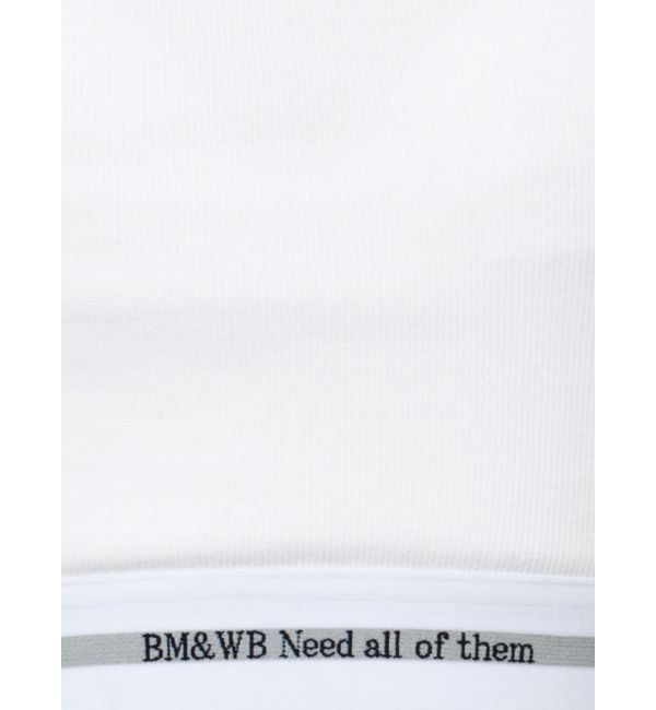 GYDA「BM＆WB JQリブショートロンT」|Tシャツ・カットソー|