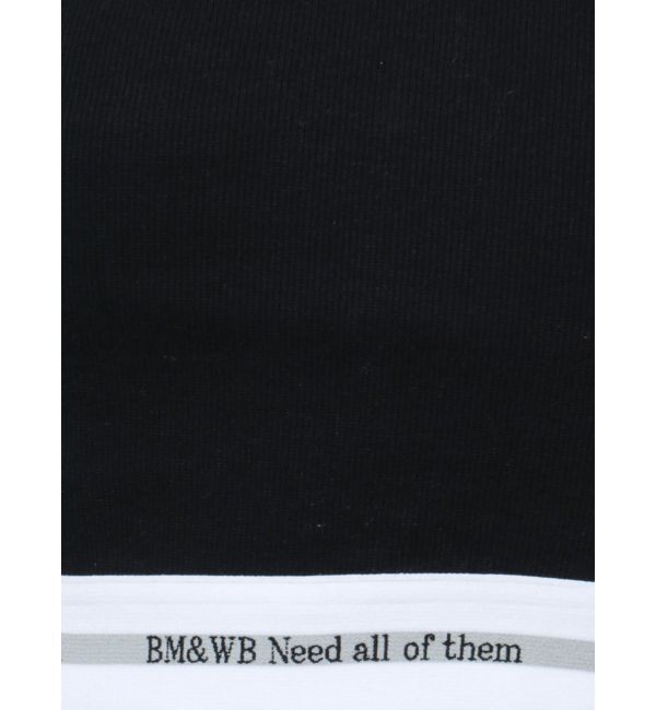 GYDA「BM＆WB JQリブショートロンT」|Tシャツ・カットソー|