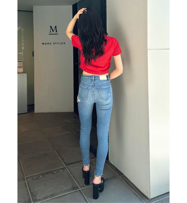 GYDA「Symmetry GYDA ラメembroideryポロトップス」|ポロシャツ|