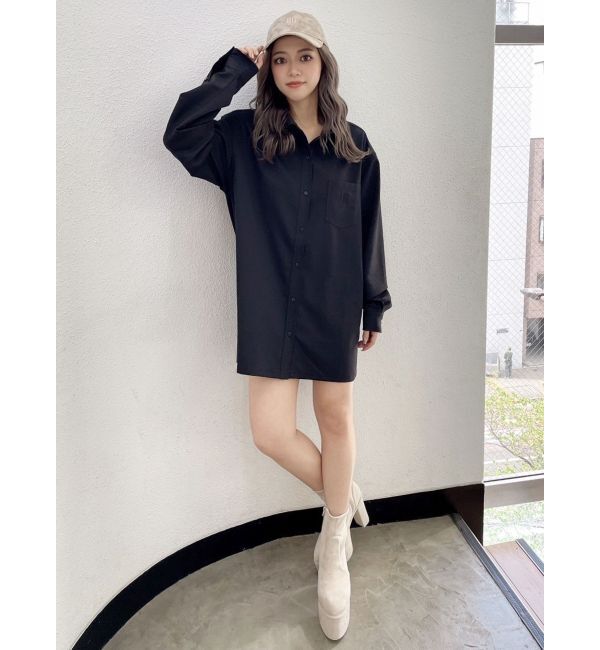 GYDA「GYGYシャツワンピース」|ワンピース|