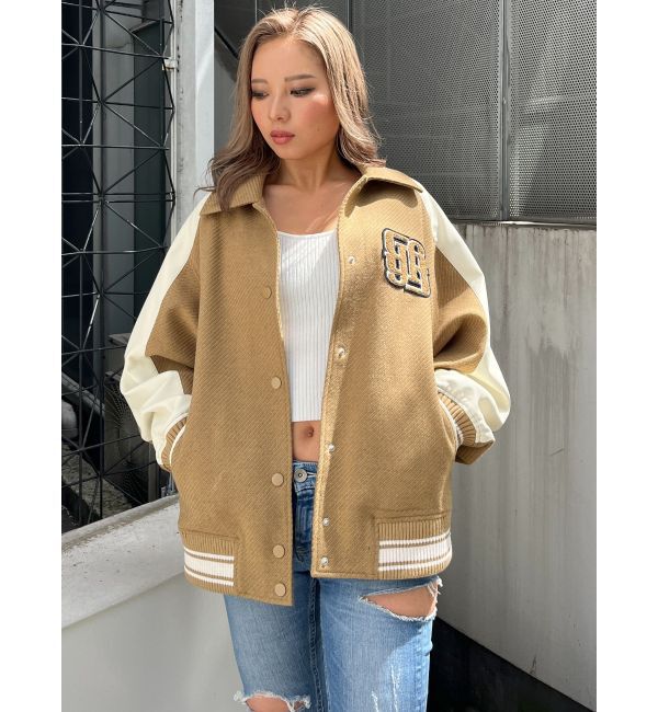 GYDA「DAMSEL BIG スタジャン」|ブルゾン・スタジャン|