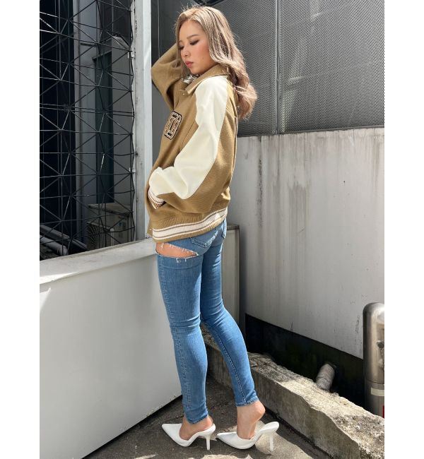 GYDA「DAMSEL BIG スタジャン」|ブルゾン・スタジャン|