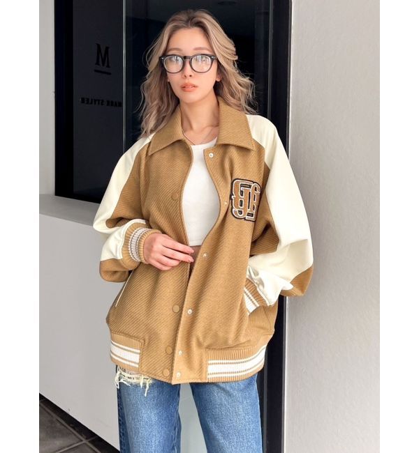 GYDA「DAMSEL BIG スタジャン」|ブルゾン・スタジャン|